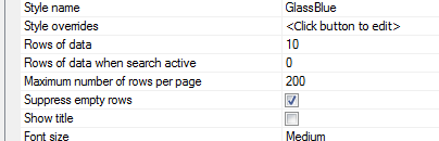 Max Rows Per Page